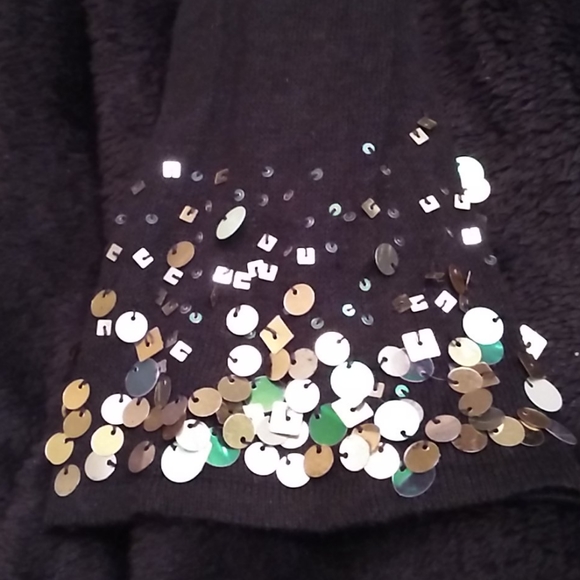 San Joy cotton sweater w/sequins - Picture 3 of 7